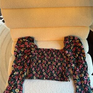 Buddy Love Multicolor Floral Crop Top